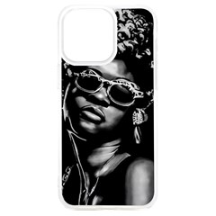 Afro Beauty Woman Portrait (ai+human) Iphone 15 Plus Tpu Uv Print Case by dflcprintsclothing