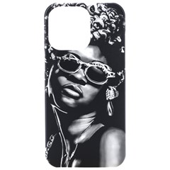 Afro Beauty Woman Portrait (ai+human) Iphone 15 Pro Max Black Uv Print Pc Hardshell Case by dflcprintsclothing