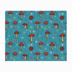 Whimsical Mushroom Pattern Small Glasses Cloth by Drawde