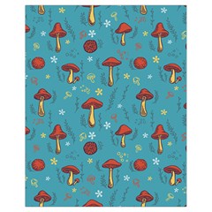 Whimsical Mushroom Pattern Drawstring Bag (small) by Drawde