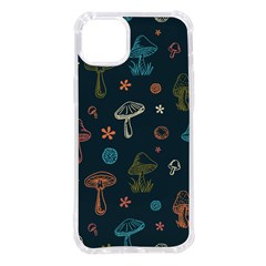 Whimsical Mushrooms Pattern Iphone 14 Plus Tpu Uv Print Case by Drawde