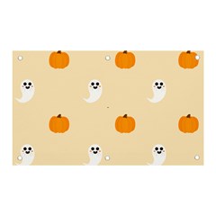 Pumpkin And Boo Crew Halloween  Banner And Sign 5  X 3  by Safari