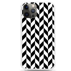 Black And White Pattern Iphone 12 Pro Max Tpu Uv Print Case by ytdream