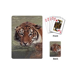 Swimming Tiger Playing Cards Single Design (mini) by ExtraAwesomeSauce