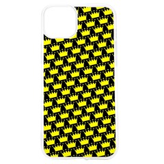 Royalty Inspired Crown Pattern Iphone 15 Tpu Uv Print Case by ExtraAwesomeSauce