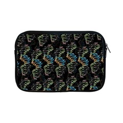 Multicolored Dna Strand Art Apple Ipad Mini Zipper Cases by ExtraAwesomeSauce