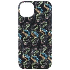 Multicolored Dna Strand Art Iphone 15 Pro Black Uv Print Pc Hardshell Case by ExtraAwesomeSauce