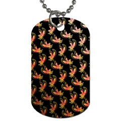 Regal Eagle Pattern Dog Tag (two Sides) by ExtraAwesomeSauce