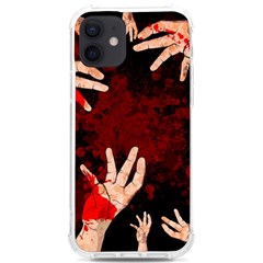 Horror Themed Bloody Hands Iphone 12/12 Pro Tpu Uv Print Case by ExtraGoodSauce