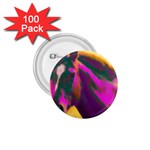 Vibrant Abstract Equine Art 1.75  Buttons (100 pack)  Front