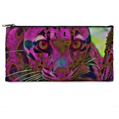 Pink And Purple Leopard Pencil Case by ExtraAwesomeSauce