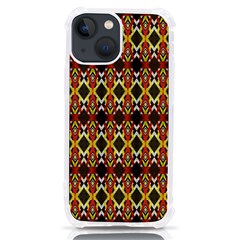 Colorful Geometric Pattern Design Iphone 13 Mini Tpu Uv Print Case by ExtraAwesomeSauce