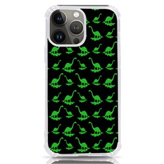 Green Neon Dinos Iphone 13 Pro Max Tpu Uv Print Case by ConteMonfrey