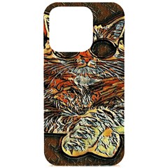 Cats Are Cooler Cat In Glasses Iphone 15 Pro Black Uv Print Pc Hardshell Case by ConteMonfrey