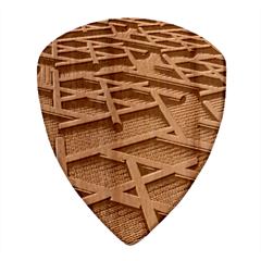 Expression Of Structure Wood Guitar Pick (set Of 10) by geonetique