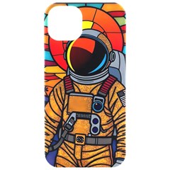 Astronaut Iphone 15 Pro Black Uv Print Pc Hardshell Case by AIDreaming