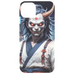 Demon Samurai Iphone 15 Pro Black Uv Print Pc Hardshell Case by AwesomeSauce