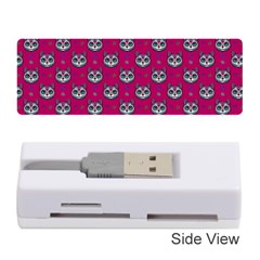 Calavera Cat Art Pattern Memory Card Reader (stick) by ExtraAwesomeSauce