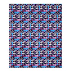 Colorful Sugar Skull Cat Pattern Shower Curtain 60  X 72  (medium)  by ExtraAwesomeSauce