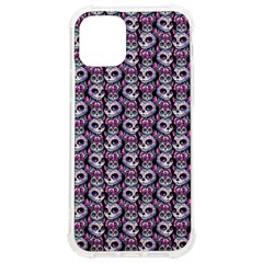 Sugar Skull Cat Pattern Iphone 12/12 Pro Tpu Uv Print Case by ExtraGoodSauce