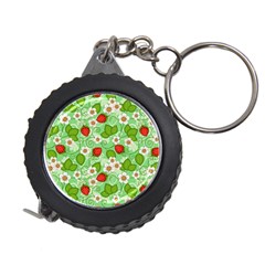 Strawberries Pattern Seamless Measuring Tape by Posterlux