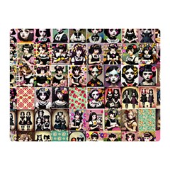 Spanish Gothic Girls Pattern Two Sides Premium Plush Fleece Blanket (mini) by patterns123