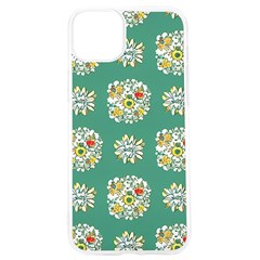 Retro 1960s Flowers Pattern 2 Iphone 15 Pro Tpu Uv Print Case by violetheavensky