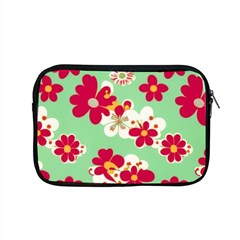 Retro 1960s Flowers Pattern Apple Macbook Pro 15  Zipper Case by violetheavensky