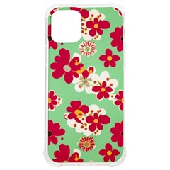 Retro 1960s Flowers Pattern Iphone 12/12 Pro Tpu Uv Print Case by violetheavensky