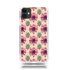 Retro 1880s Flowers Pattern 10 Iphone 11 Tpu Uv Print Case by violetheavensky