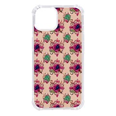 Retro 1880s Flowers Pattern 10 Iphone 14 Tpu Uv Print Case by violetheavensky