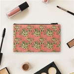 Retro 1880s Flowers Pattern 12 Cosmetic Bag (Small) Back