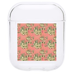 Retro 1880s Flowers Pattern 12 Hard Pc Airpods 1/2 Case by violetheavensky