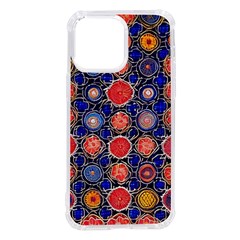 Retro Geometric Shapes And Flowers 3 Iphone 14 Pro Max Tpu Uv Print Case by violetheavensky