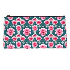 Retro 1880s Flowers Pattern 22 Pencil Cases by violetheavensky