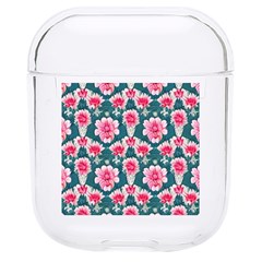 Retro 1880s Flowers Pattern 22 Hard Pc Airpods 1/2 Case by violetheavensky