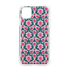 Retro 1880s Flowers Pattern 22 Iphone 11 Tpu Uv Print Case by violetheavensky