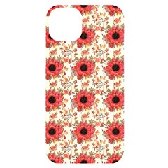 Retro 1880s Flowers Pattern 23 Iphone 14 Plus Black Uv Print Case by violetheavensky