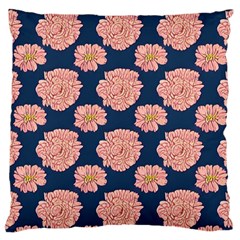 Retro 1880s Flowers Pattern 16 Large Cushion Case (one Side) by violetheavensky