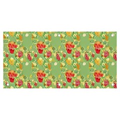 Retro 1880s Flowers Pattern 17 Banner And Sign 6  X 3  by violetheavensky