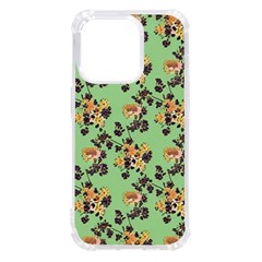 Retro 1880s Flowers Pattern 24 Iphone 14 Pro Tpu Uv Print Case by violetheavensky