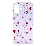 Christmas Xmas Holiday Pattern Background iPhone 16 TPU UV Print Case Front