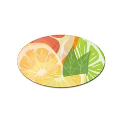 Citrus Fruit Healthy Vitamin Sticker (oval) by Paksenen