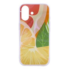 Citrus Fruit Healthy Vitamin Iphone 16 Tpu Uv Print Case by Paksenen