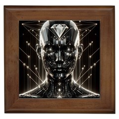 Robotics Robot Technology Future Framed Tile by Maspions