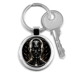 Robotics Robot Technology Future Key Chain (round) by Maspions