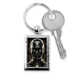 Robotics Robot Technology Future Key Chain (rectangle) by Maspions