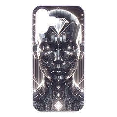 Robotics Robot Technology Future Iphone 16 Plus Black Uv Print Pc Hardshell Case by Maspions