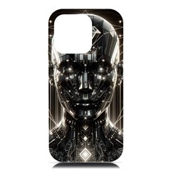 Robotics Robot Technology Future Iphone 16 Pro Max Black Uv Print Pc Hardshell Case by Maspions