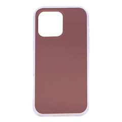 Mocha Mousse Hex Code #a47864 Iphone 16 Pro Max Tpu Uv Print Case by dressshop